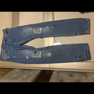 Forever 21 Blue Ripped Jeans